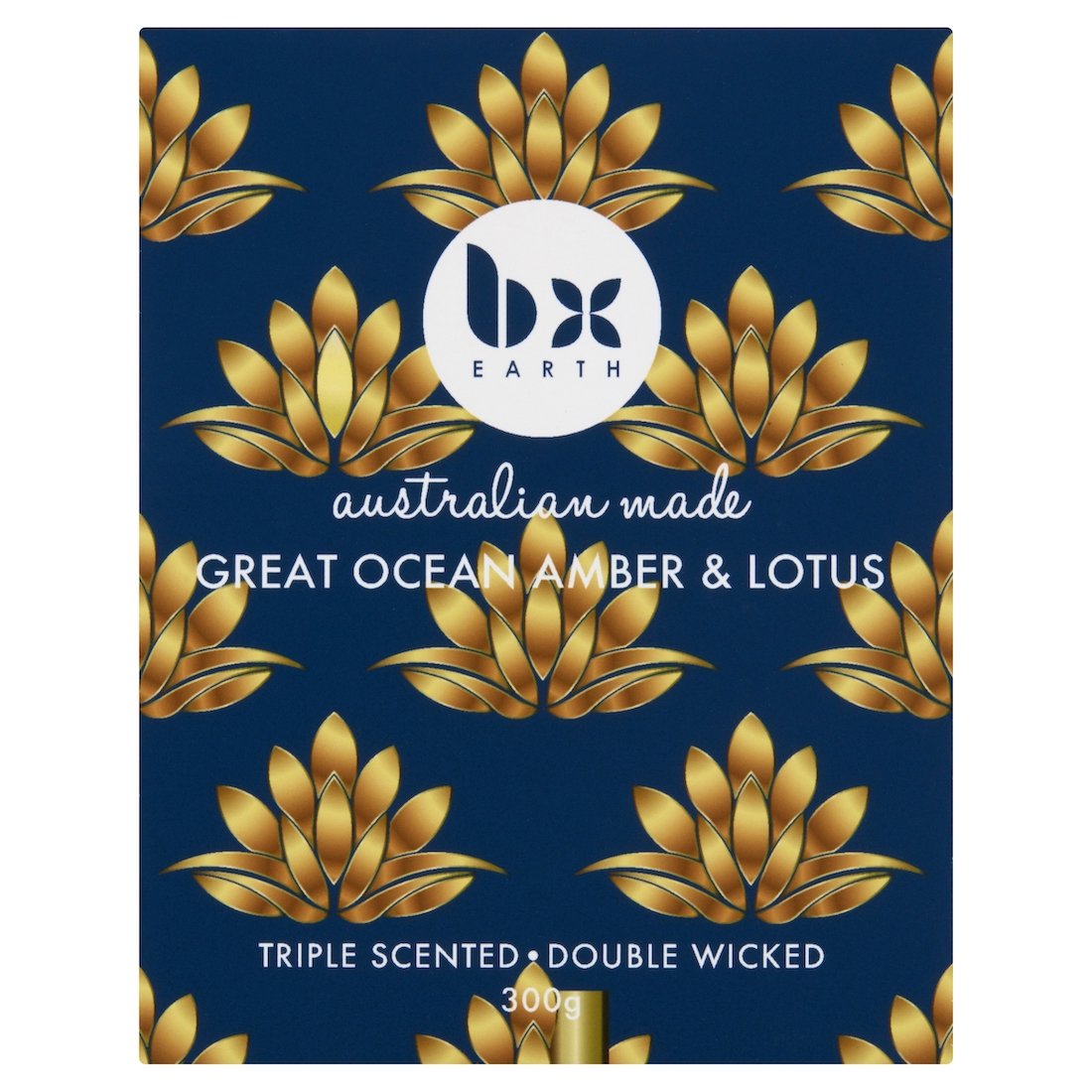 BX Earth Candle - Great Ocean Amber & Lotus 300g image 2