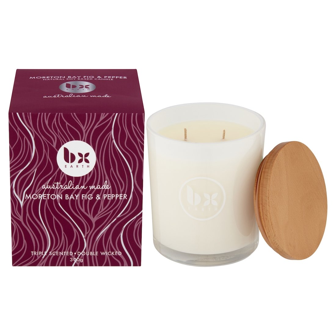 BX Earth Candle - Moreton Bay Fig & Pepper 300g