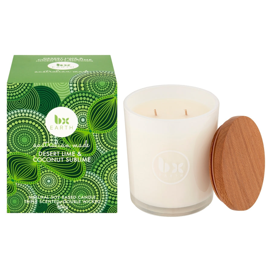 BX Earth Candle - Desert Lime & Coconut 300g
