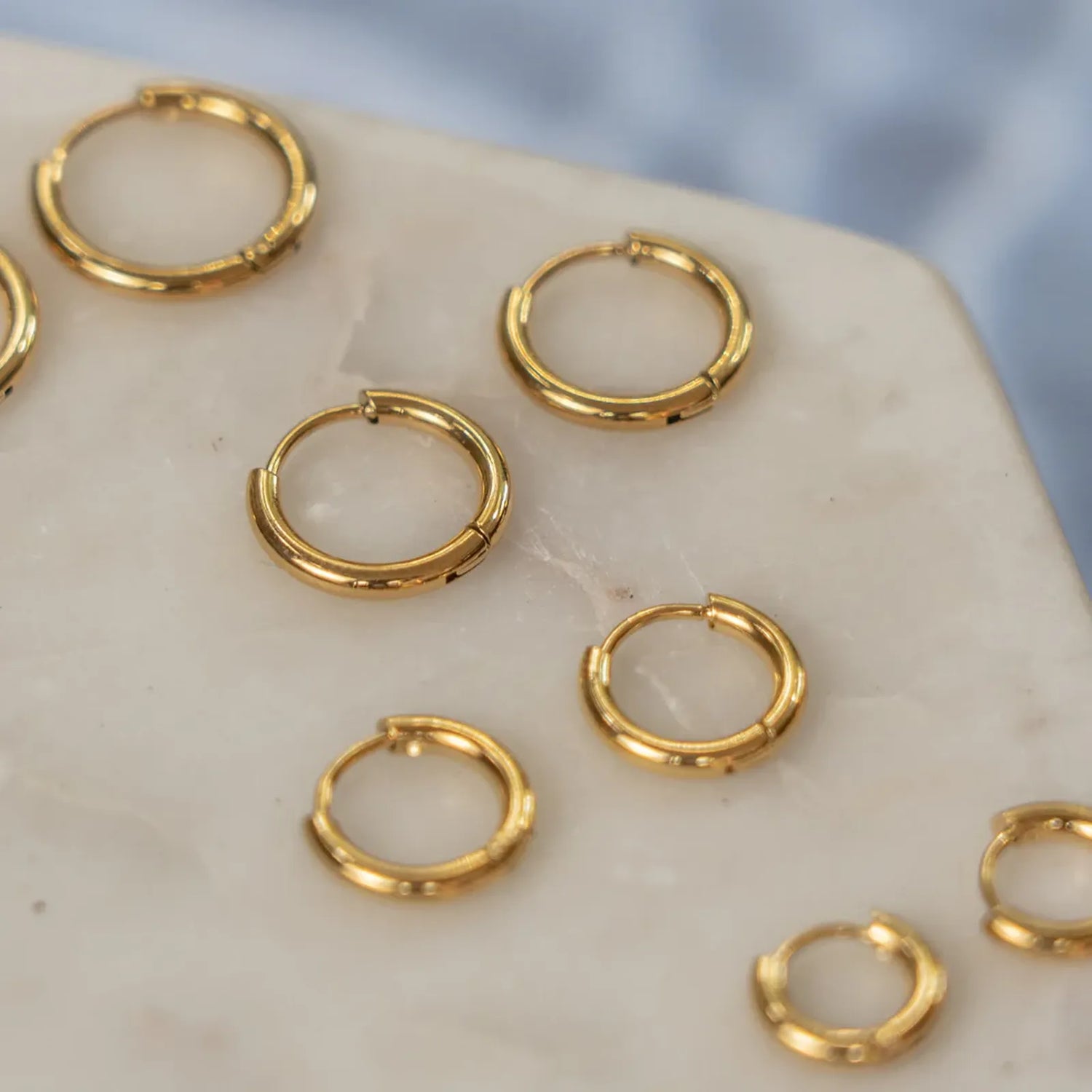 Sabella Gold Hoop Earrings
