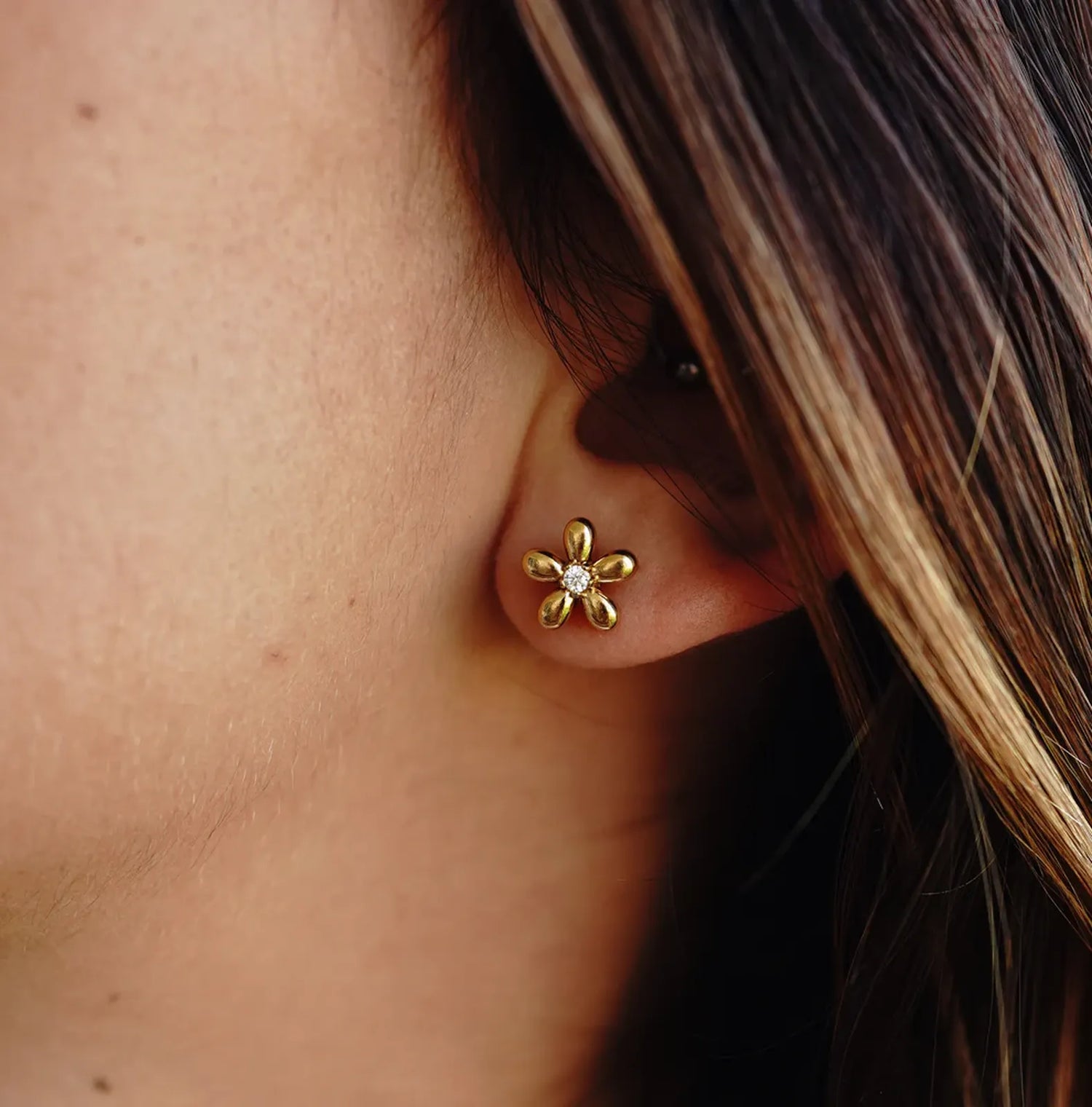 Aurelia Flower Stud Earrings