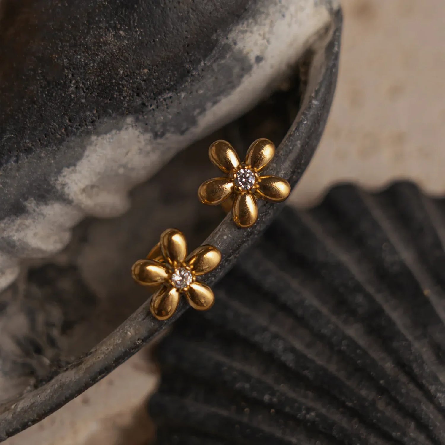 Aurelia Flower Stud Earrings