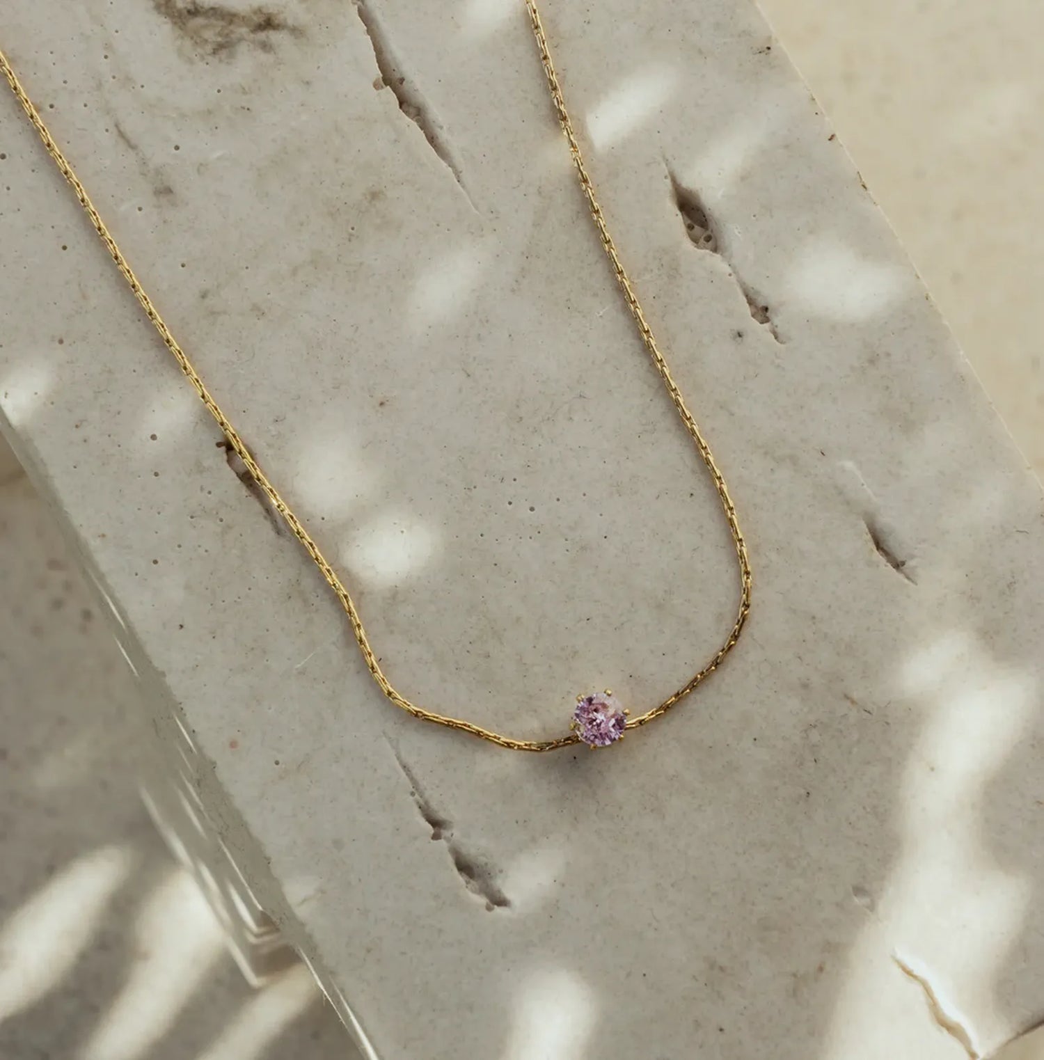 Aurora Rose Quartz Necklace