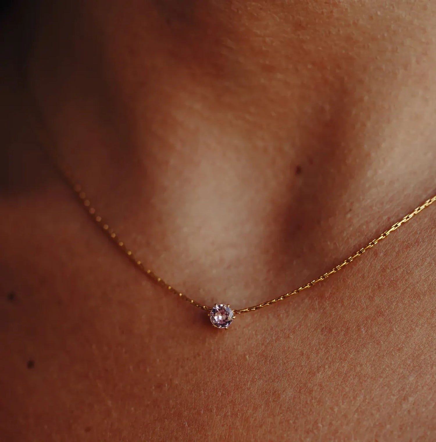 Aurora Rose Quartz Necklace