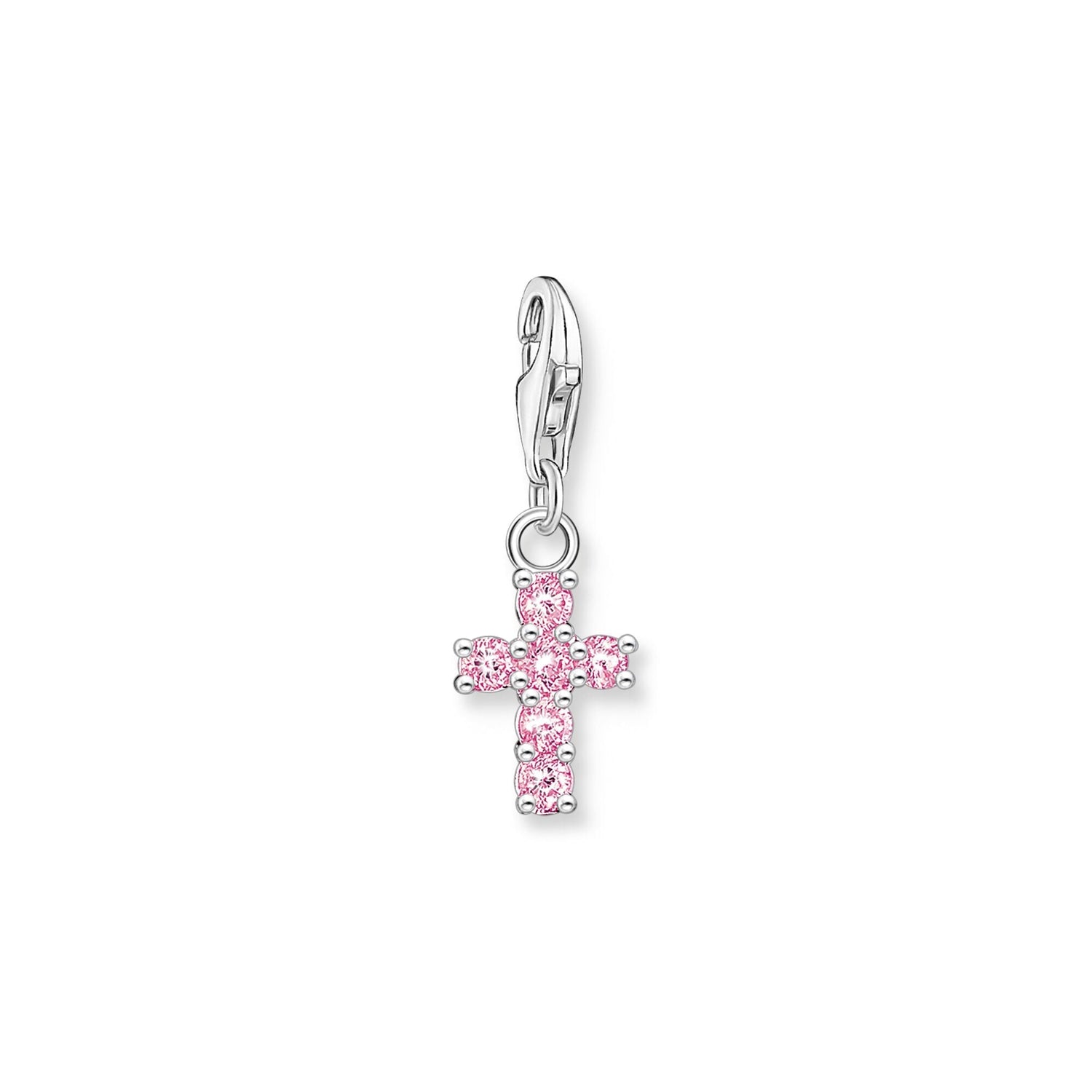 THOMAS SABO Charm Pendant Cross Pink