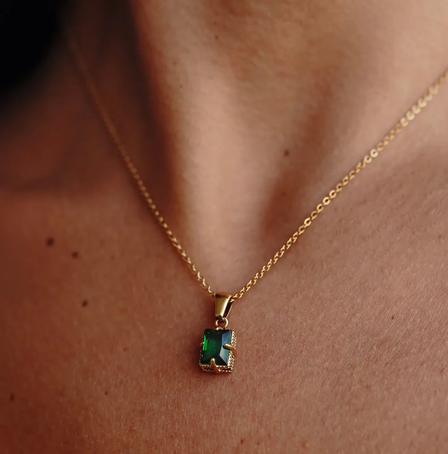 Elodie Emerald Necklace