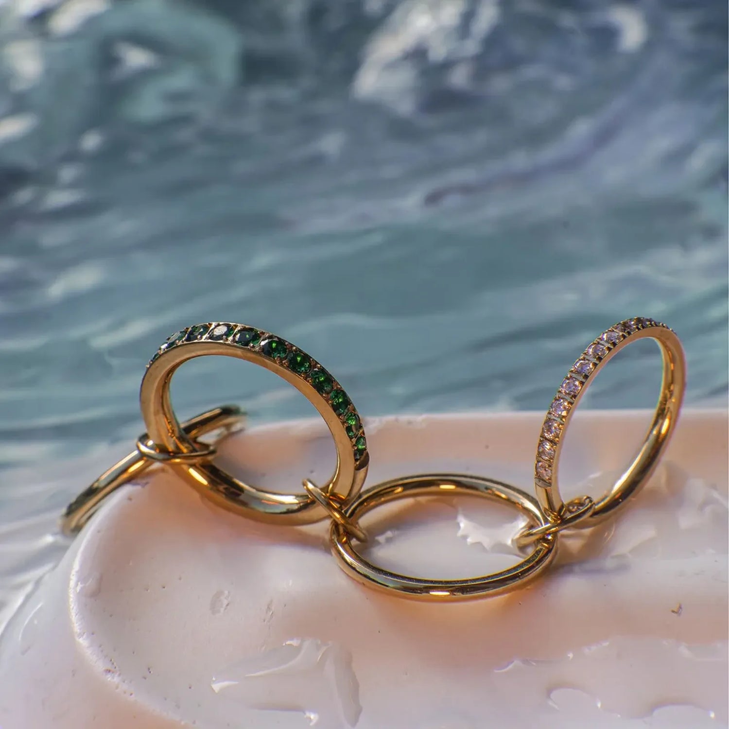 Ariella Layered Gold Rings