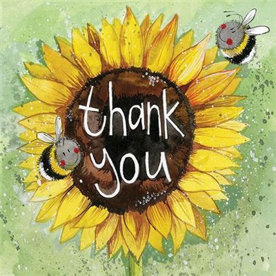 Thank You Sunflower Card