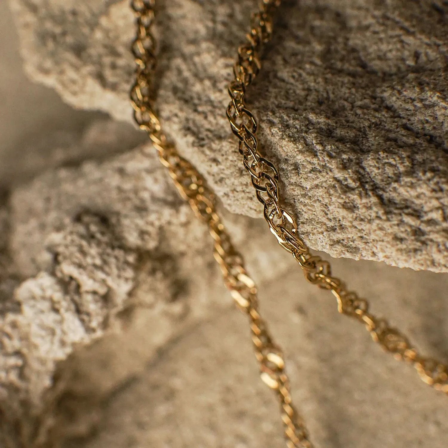 Carlena Gold Chain Necklace