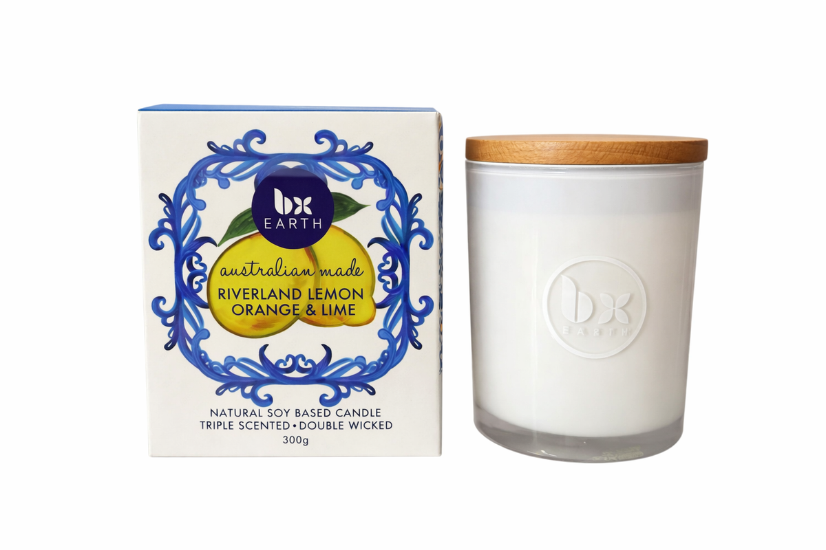 BX Earth Candle - Riverland Lemon, Lime & Orange 300g