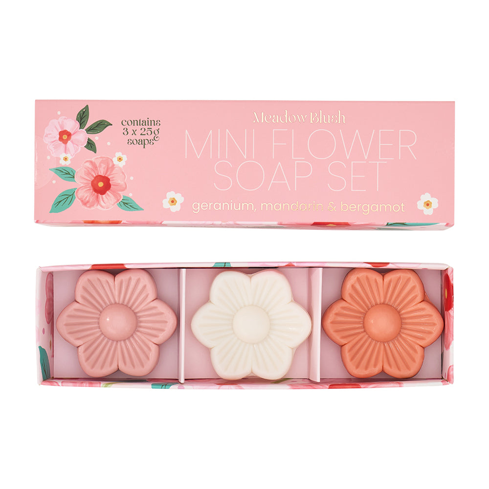 Mini Bath Soap - Meadow Blush