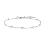 Ania Haie Beaded Chain Bracelet Silver