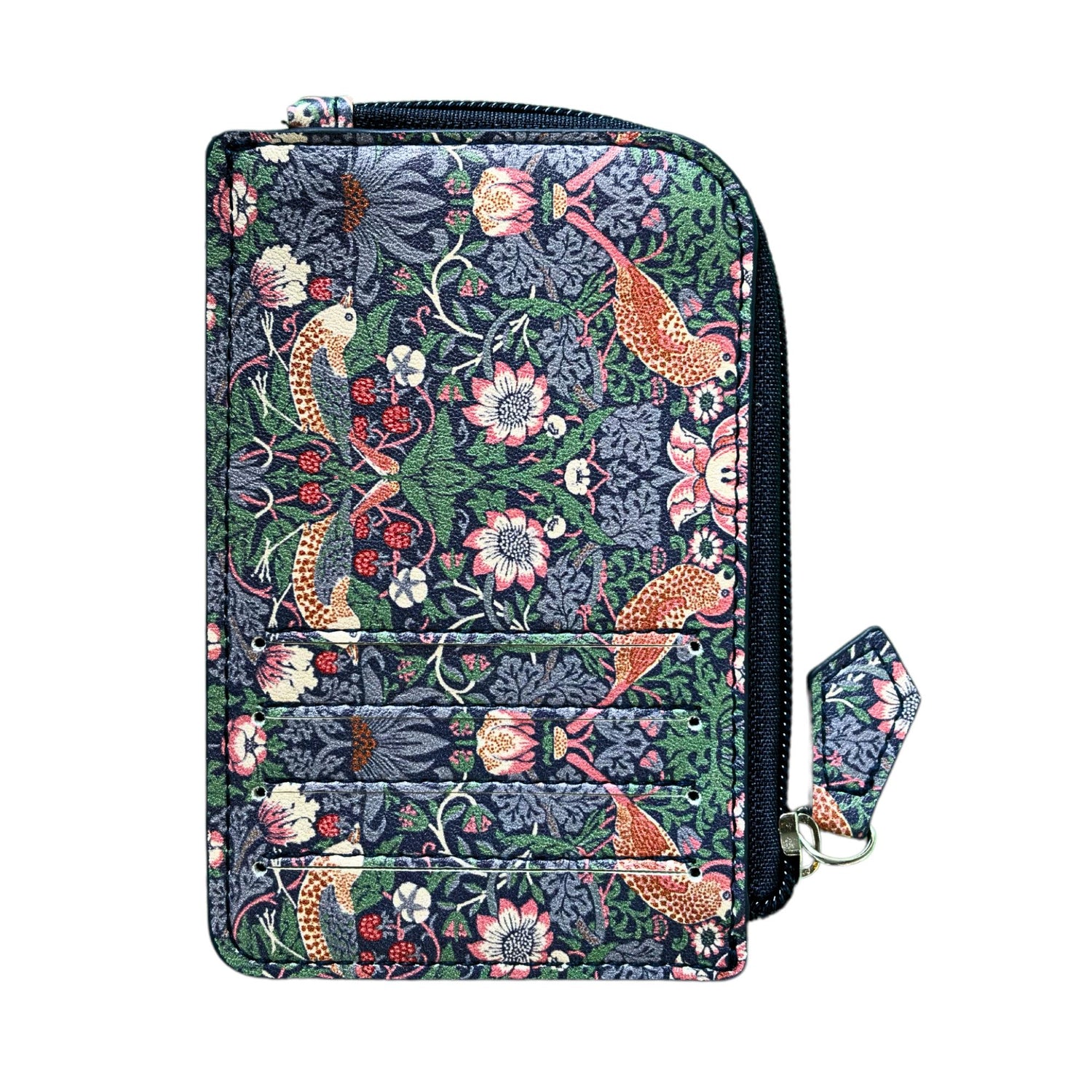 Cardholder - Strawberry Thief Blue
