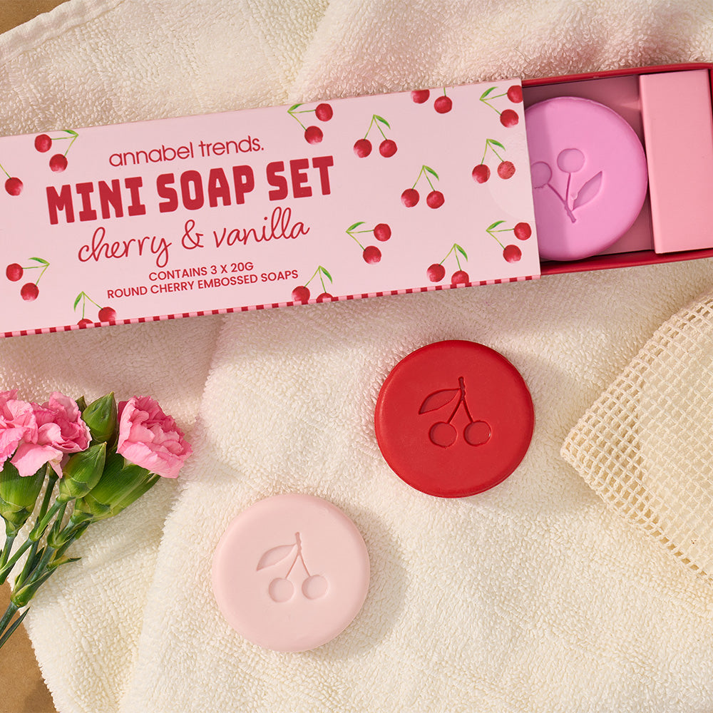 Mini Bath Soap - Cherrylicious 3pc X 20g