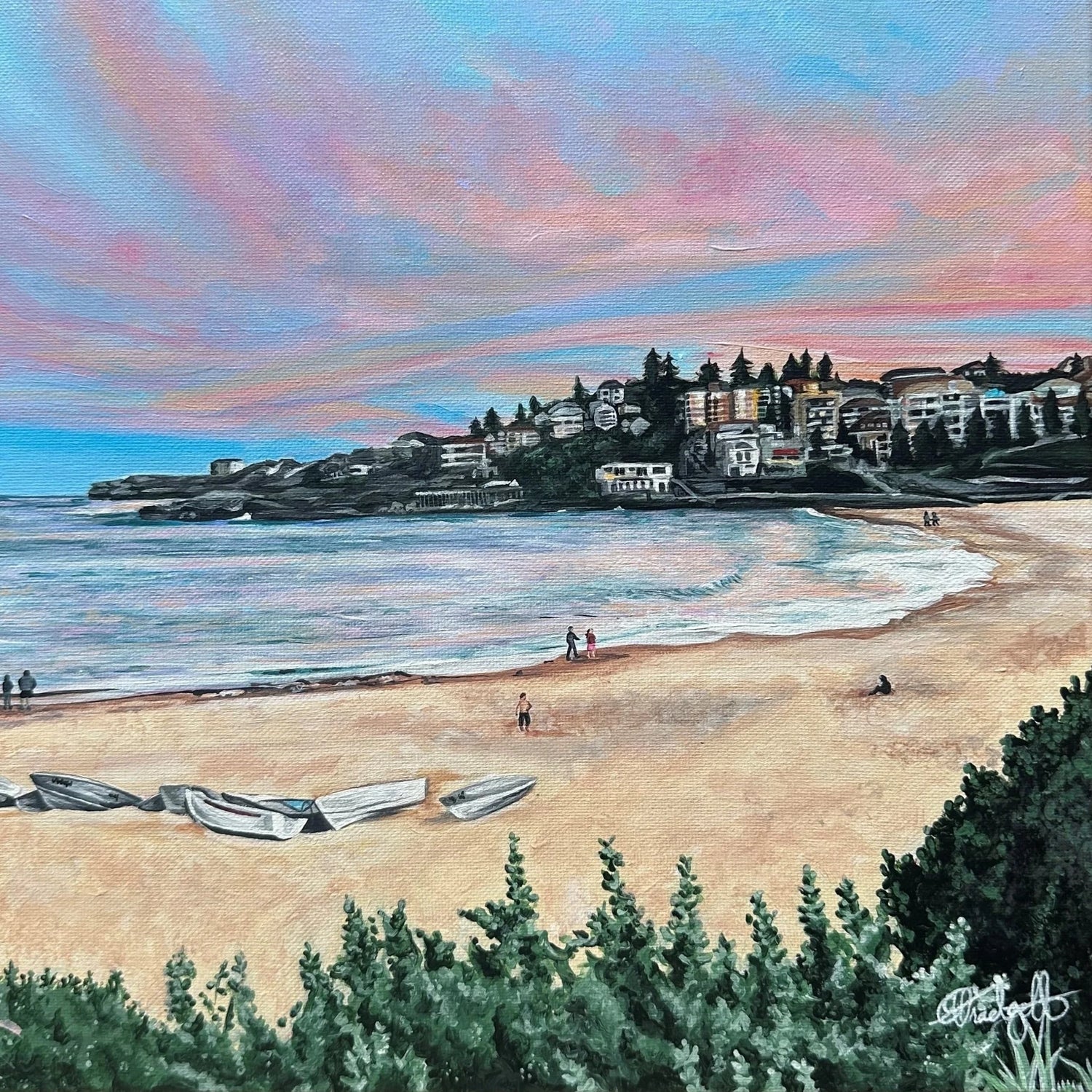 Coogee Glow Print - Clare Tradgett