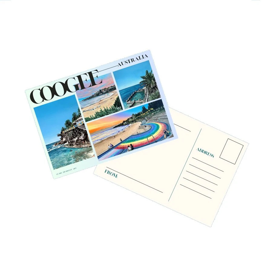 Coogee Postcard - Clare Tradgett