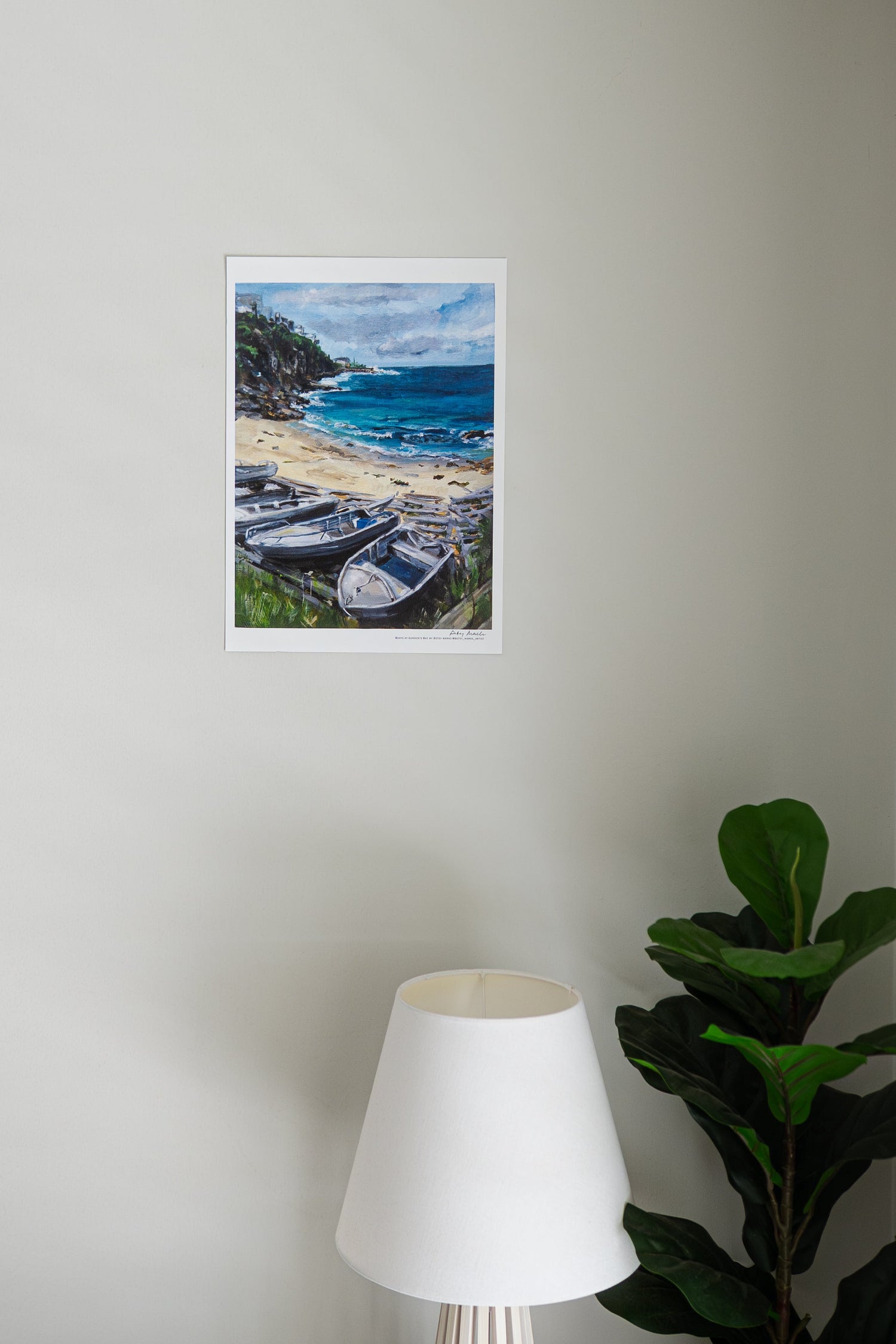 Art Print of Gordons Bay Beach Sydney