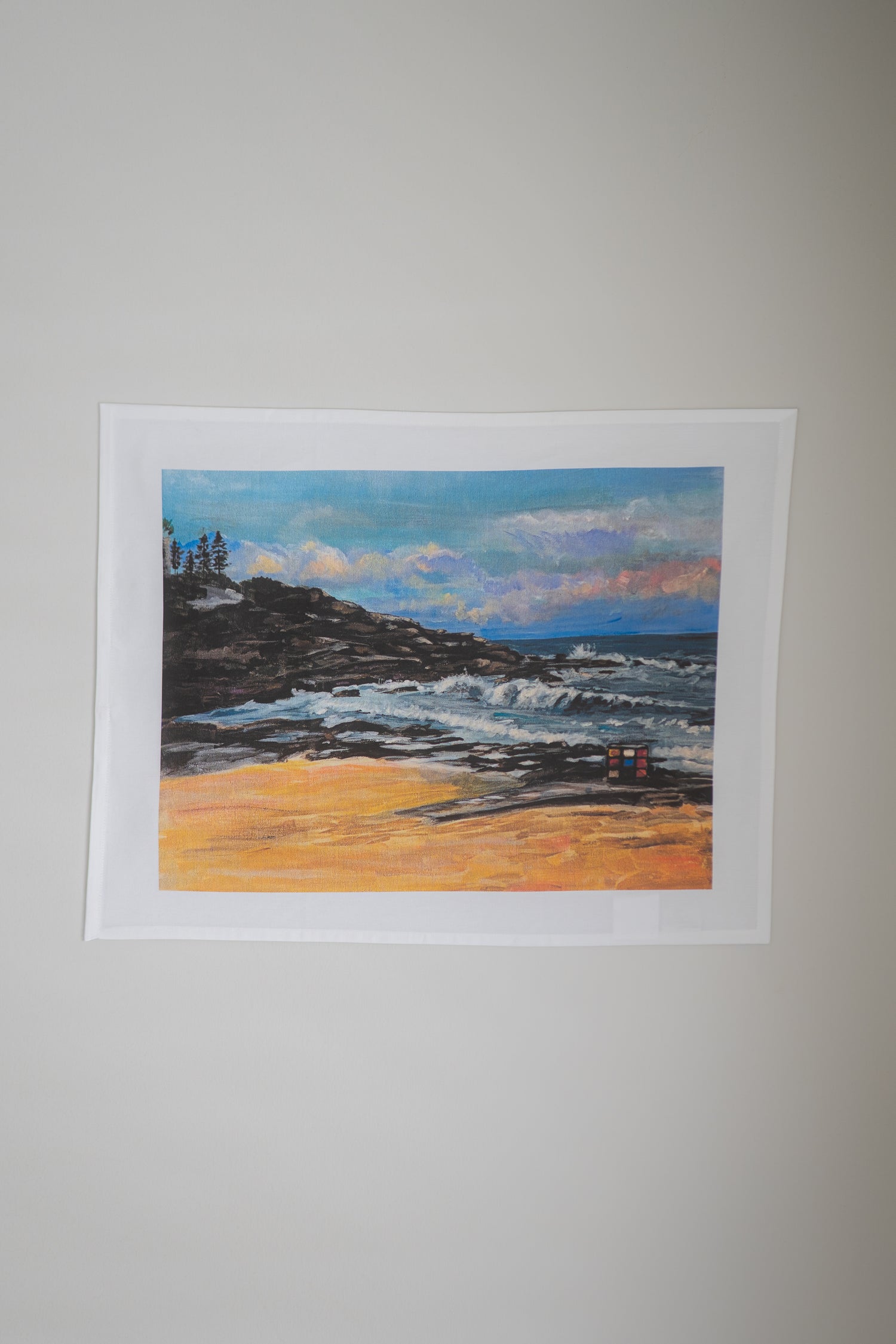 Betsy Marks Tea Towel Maroubra Beach