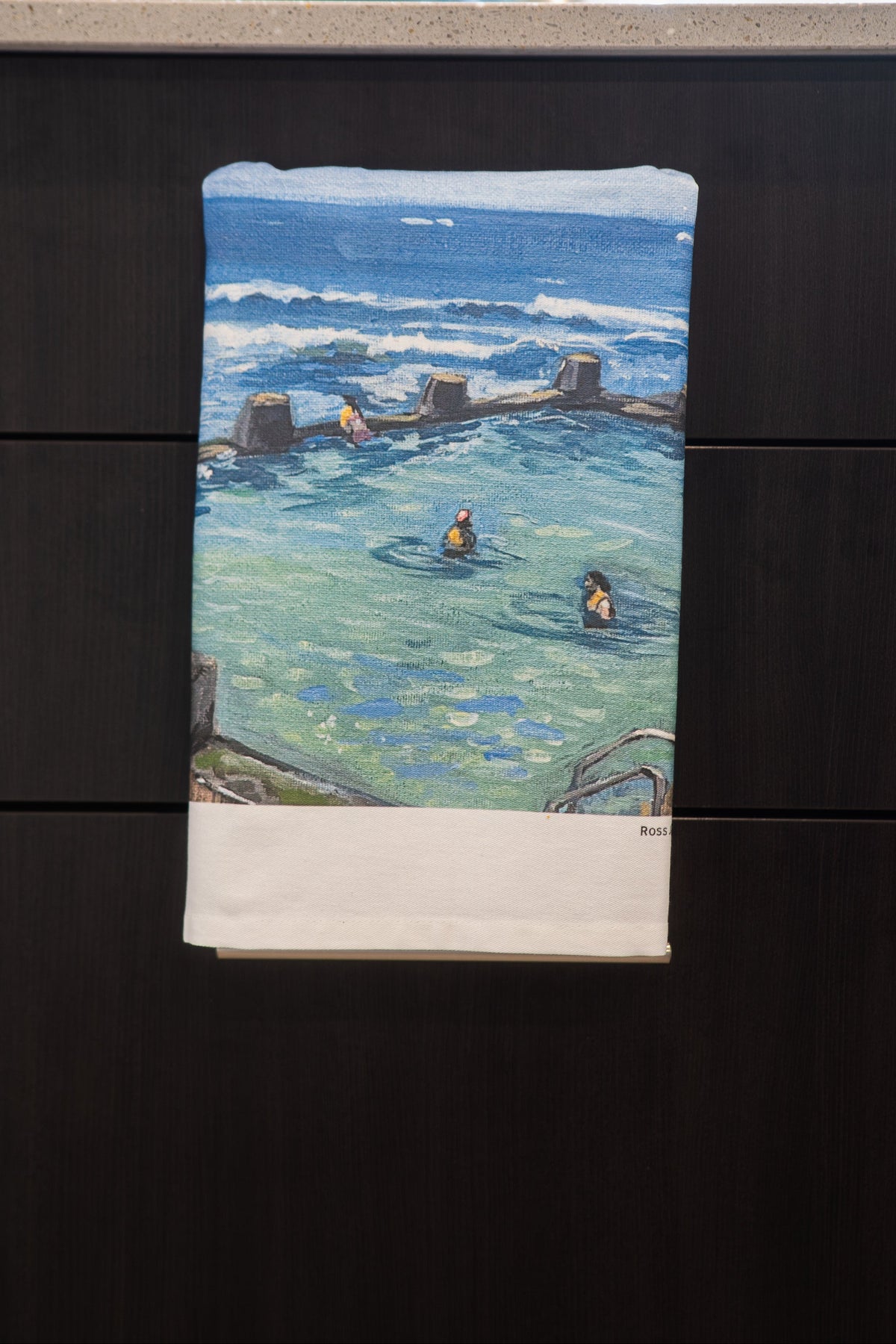 Kitchen towel with a Coogee Ross Jones Pool Sydney