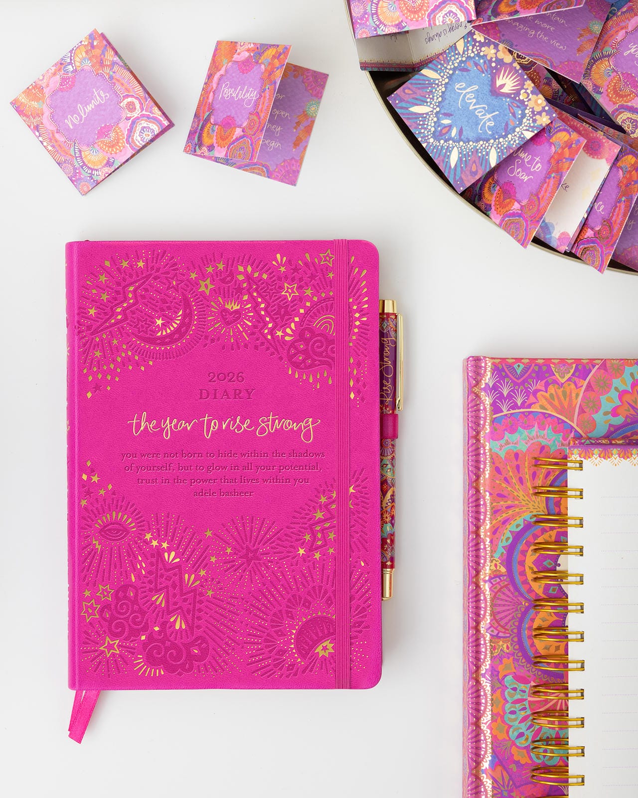 2026 Diary The year to rise strong - Positively Pink