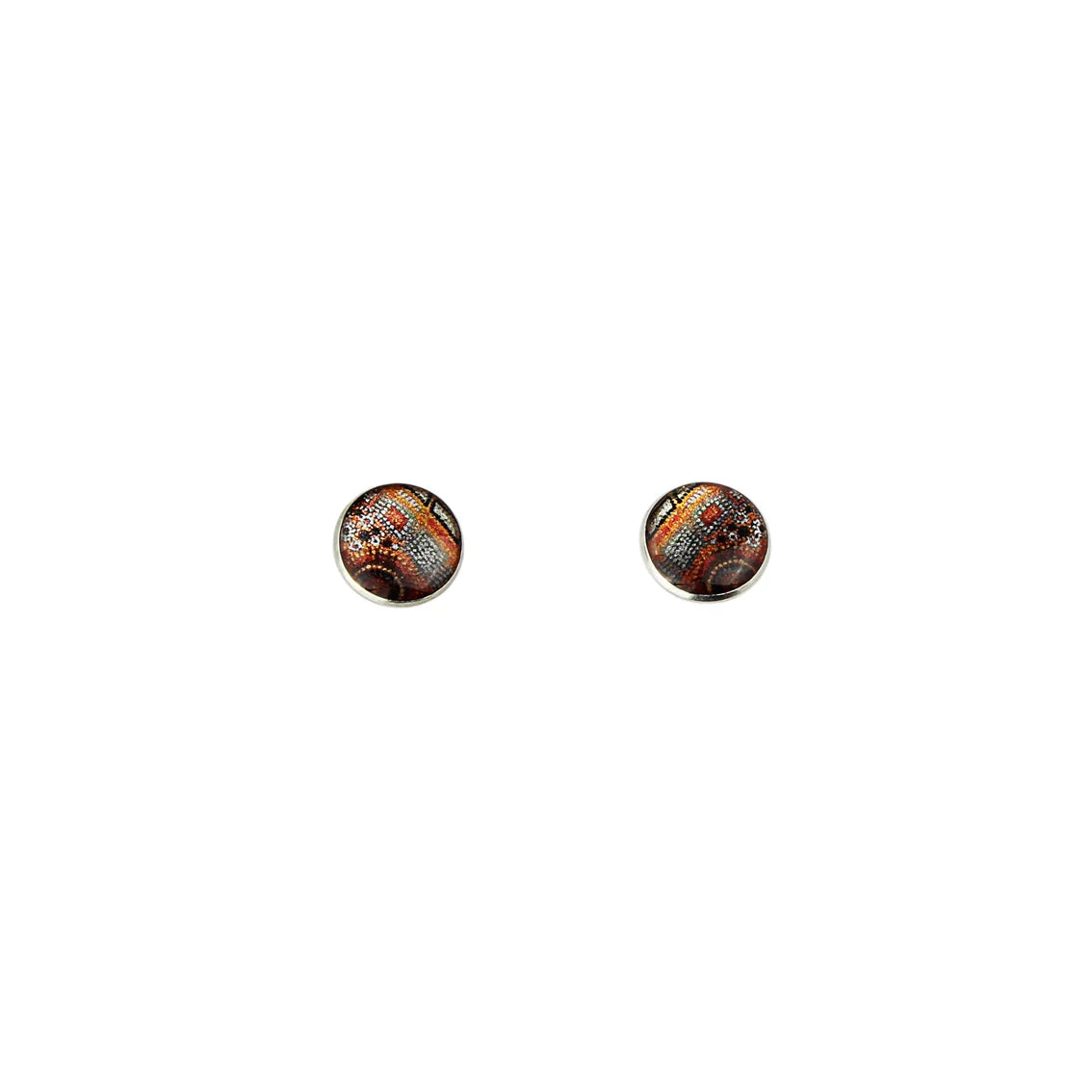 Kerry Madawyn McCarthy - Awurrapun Crocodile Story Studs Circle