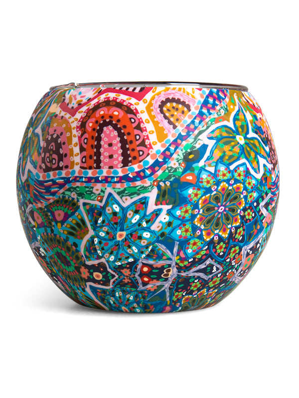 Aboriginal Creation Tealight Candle Holder Demo