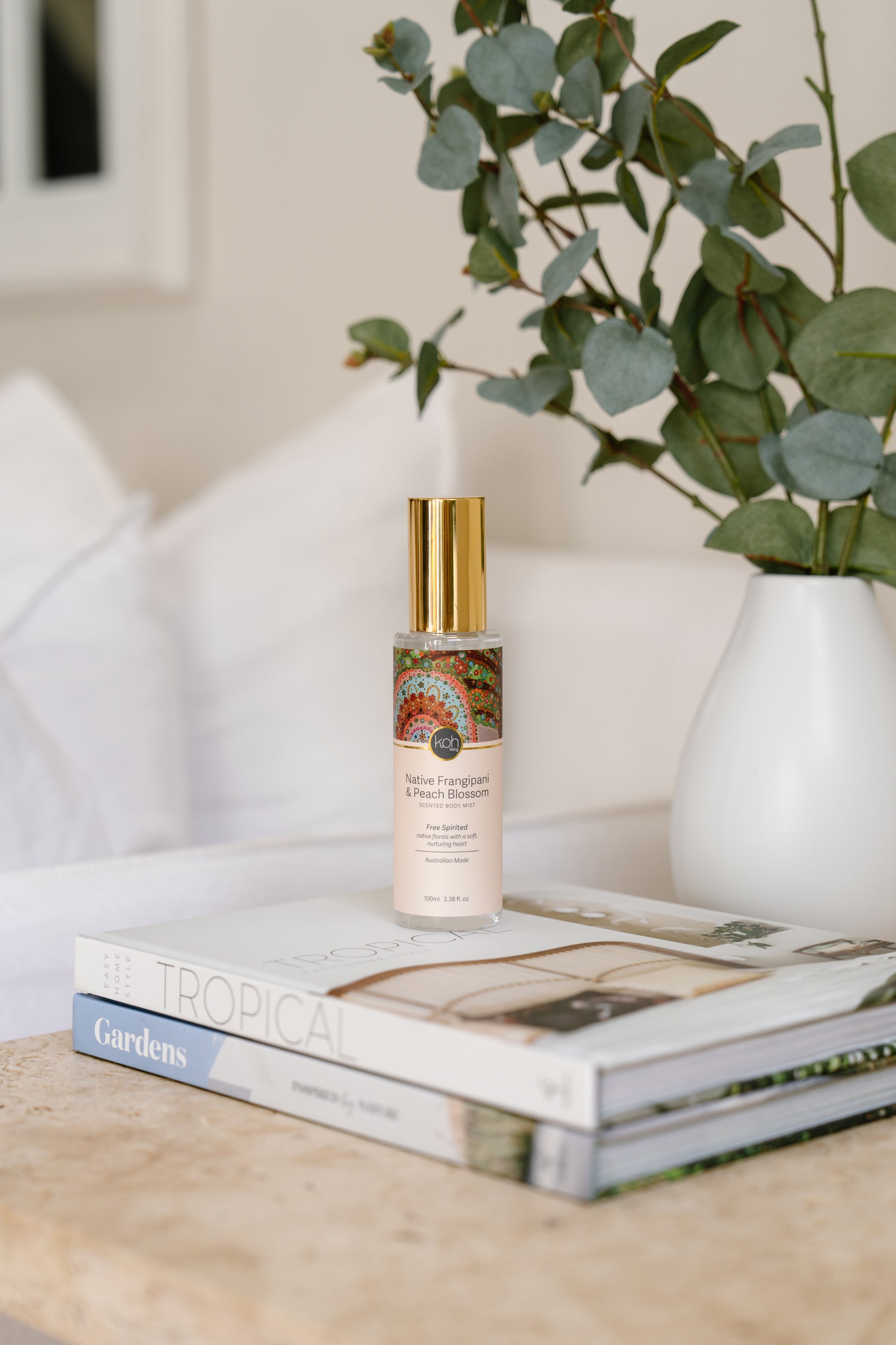 Aboriginal Native Frangipani & Peach Blossom Body Mist Koh Living
