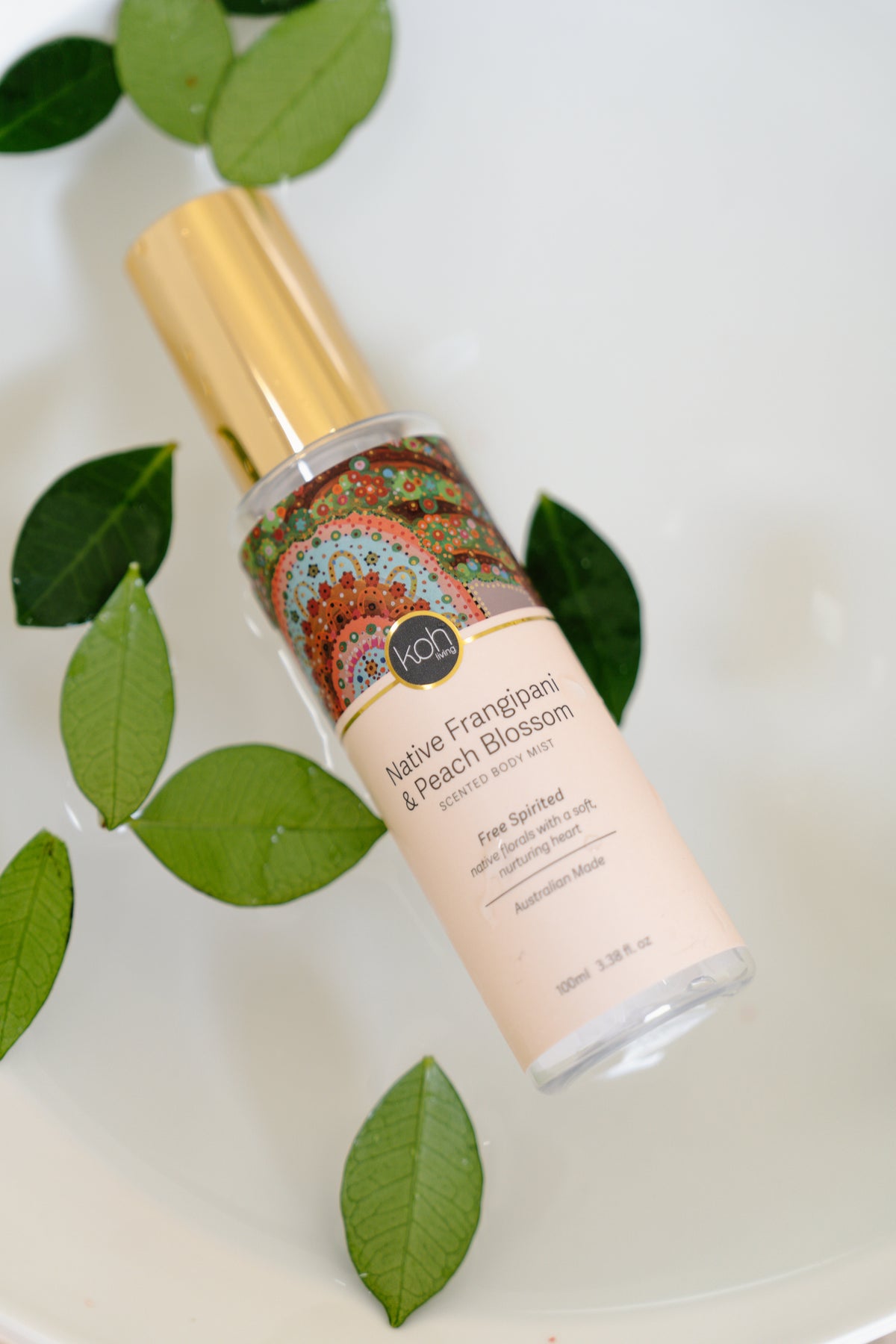 Aboriginal Native Frangipani & Peach Blossom Body Mist Koh Living