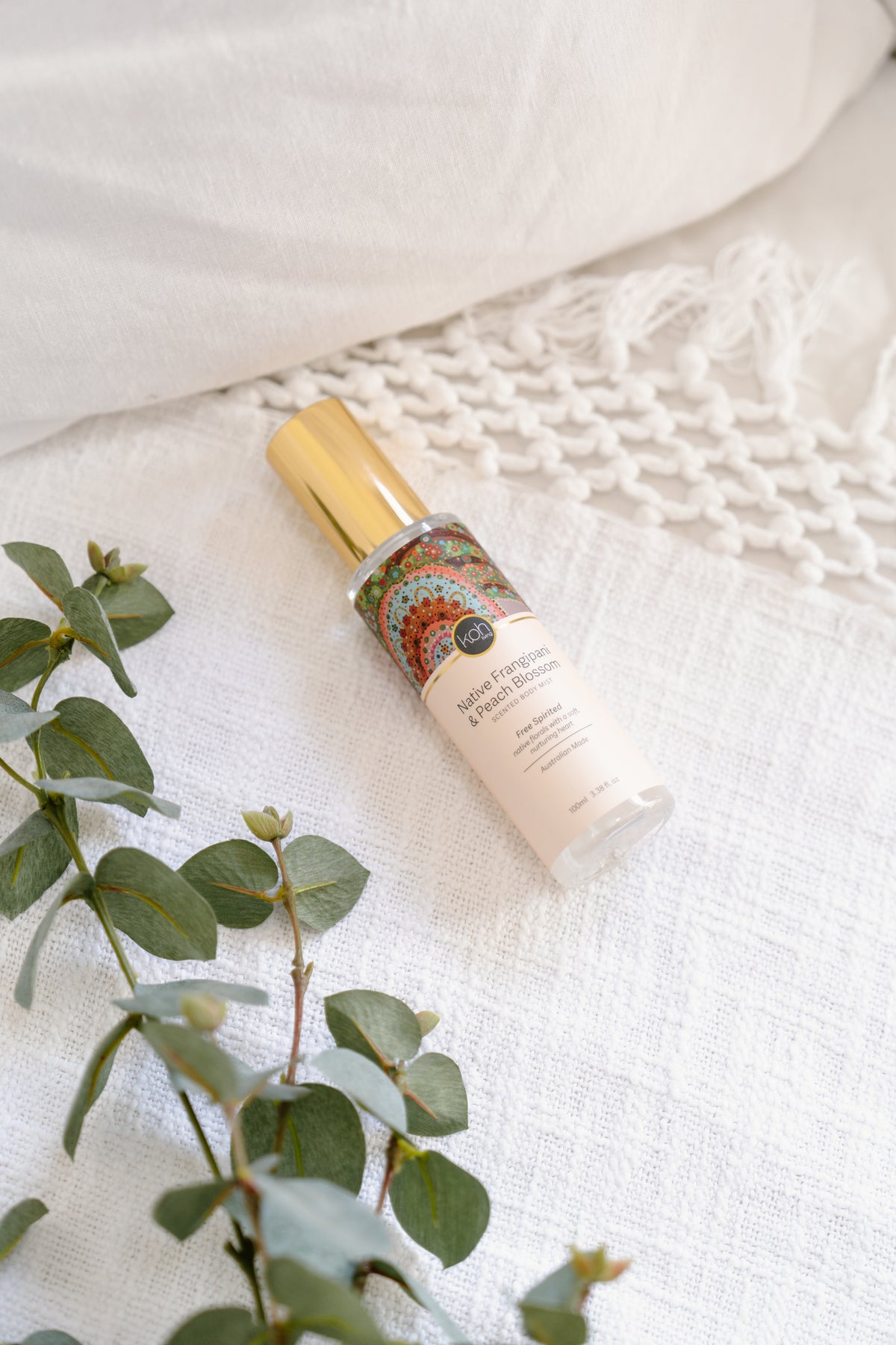 Aboriginal Native Frangipani & Peach Blossom Body Mist Koh Living