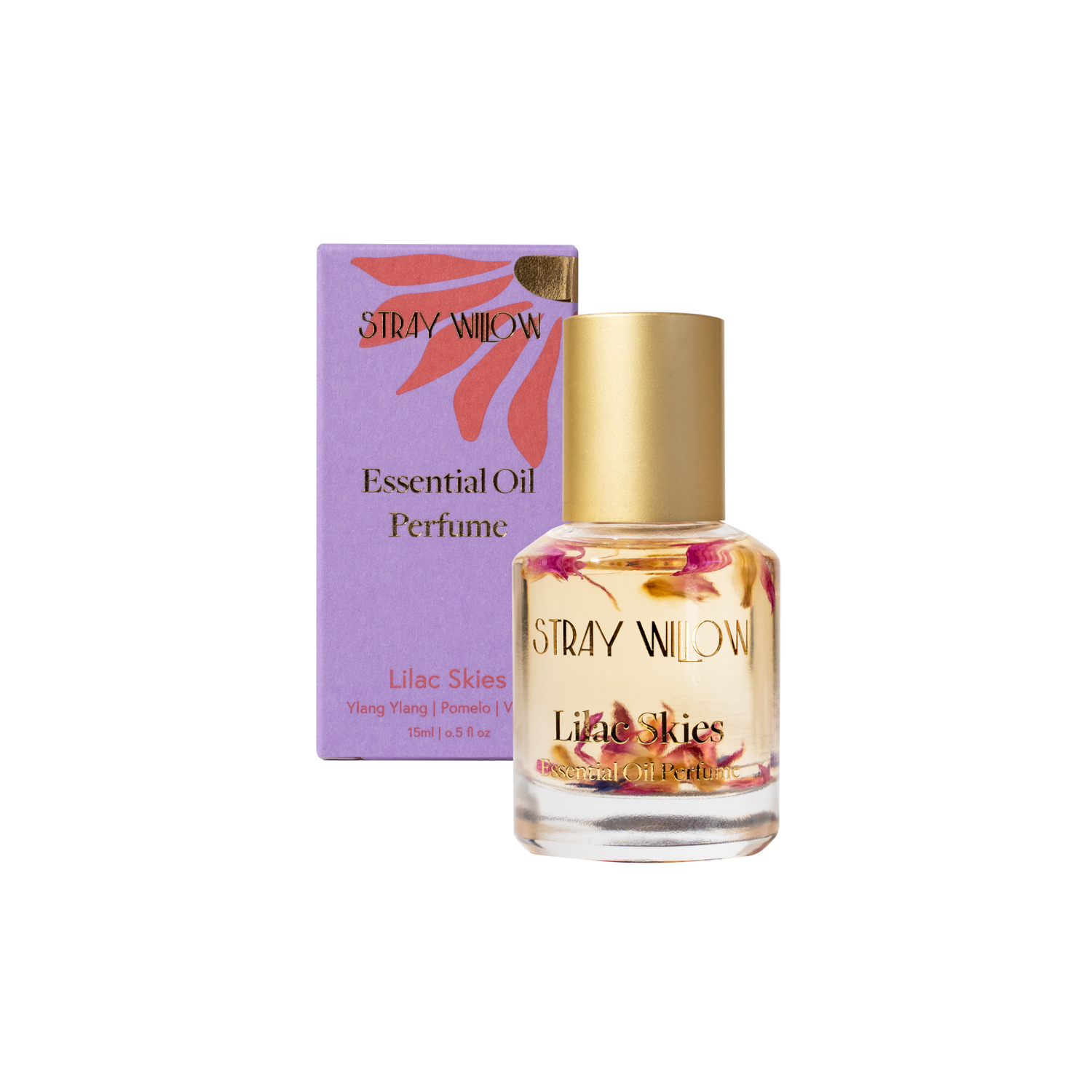 Essential Oil Perfume Roller - Lilac Skies