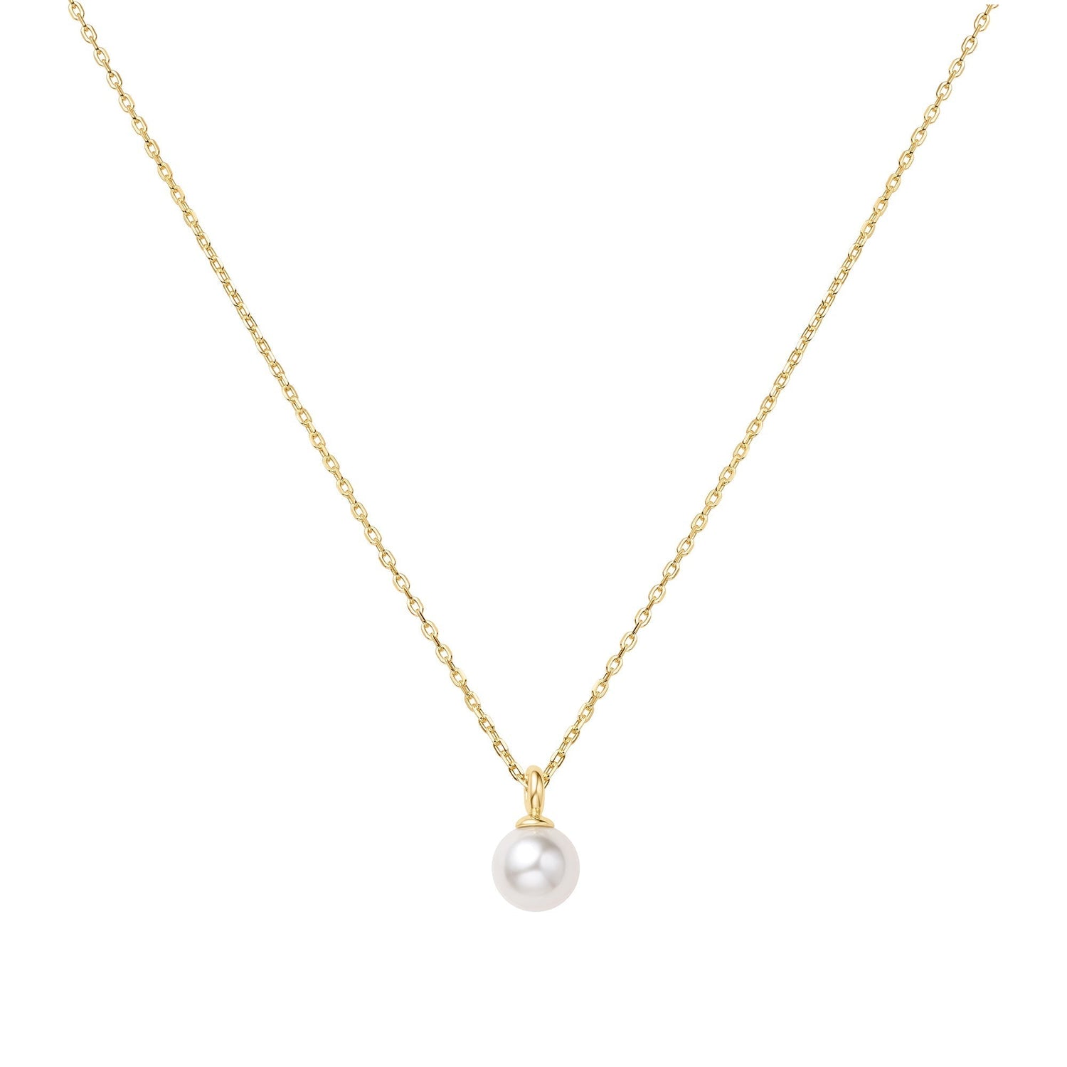 Ania Haie Gold Pearl Drop Pendant Necklace
