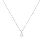 Ania Haie Pearl Drop Pendant Necklace Silver