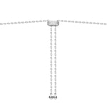 Ania Haie Bezel Cubic Zirconia Station Necklace Silver