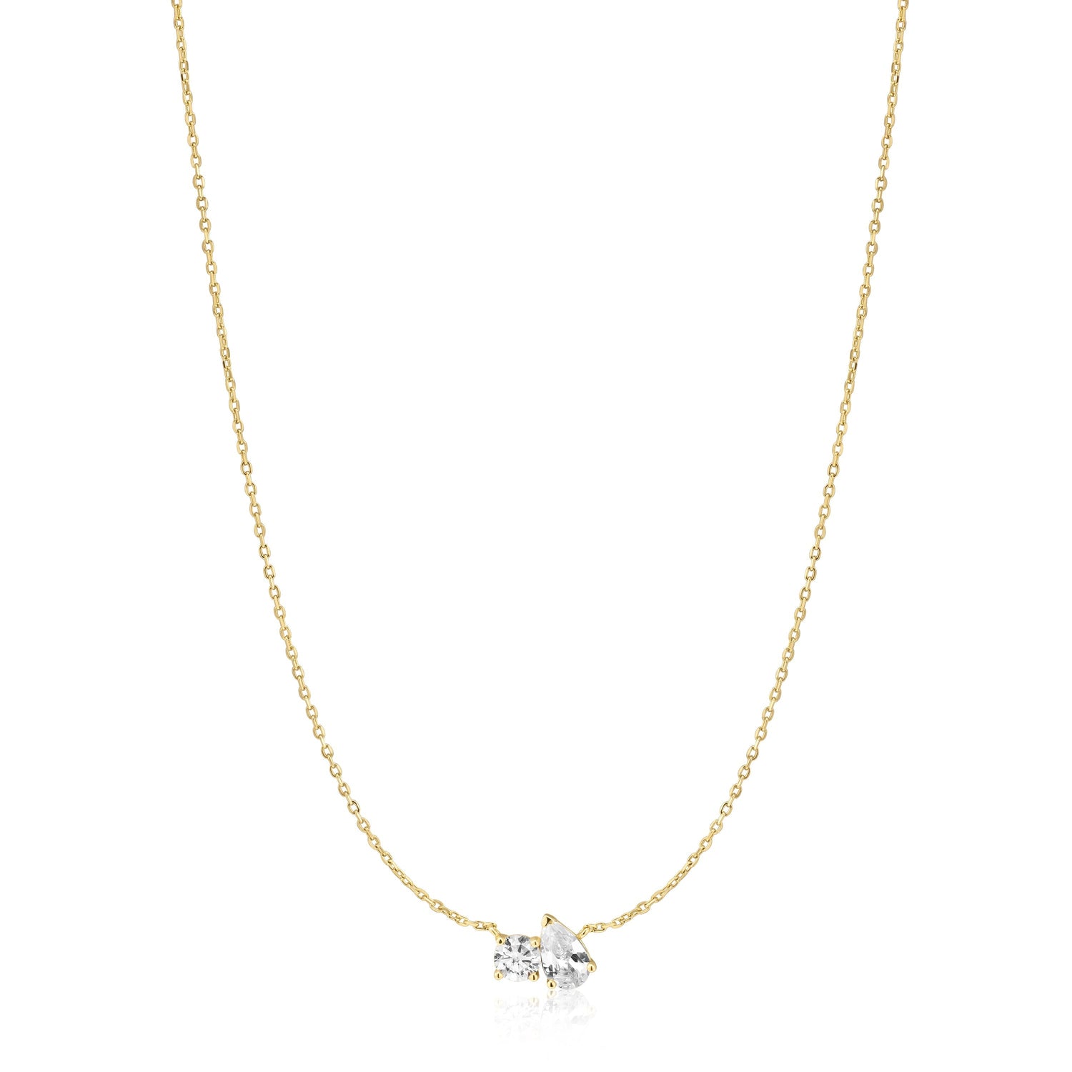 Ania Haie Gold Toi & Moi Necklace