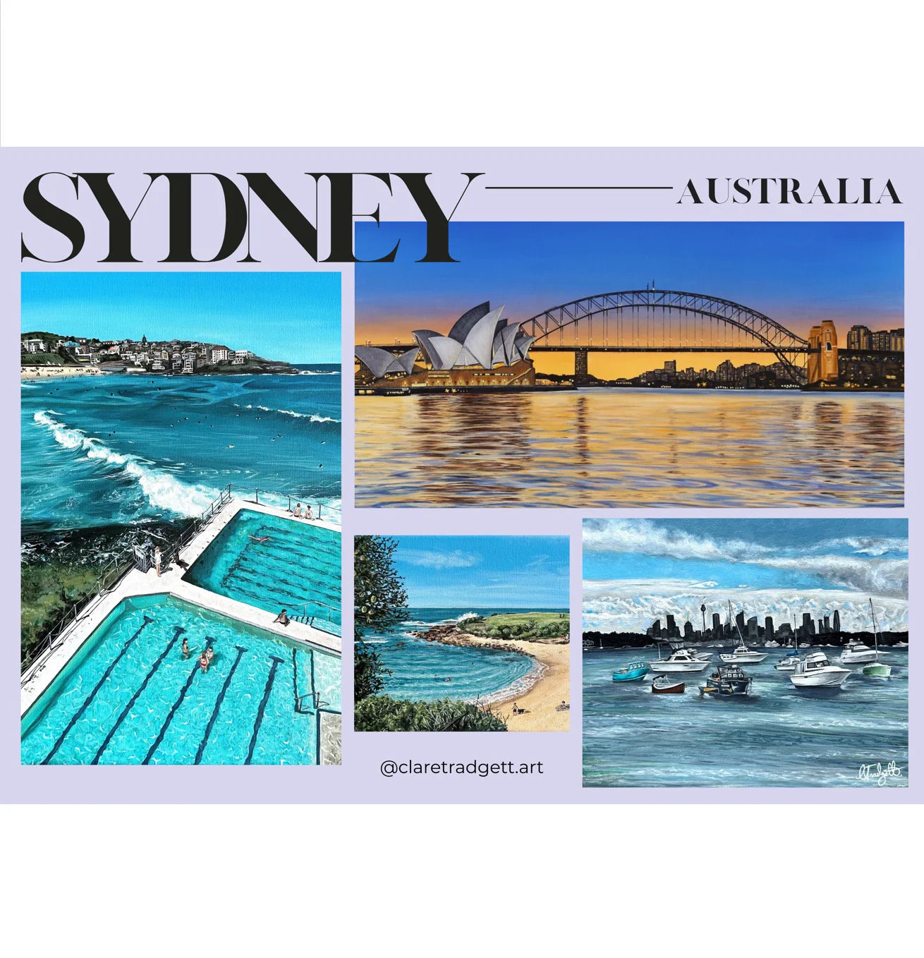 Sydney Postcard - Clare Tradgett