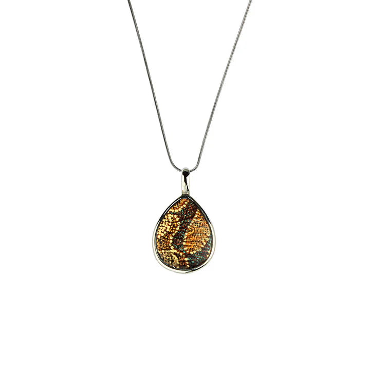 Tess Napaljarri Ross - Goanna Dreaming Necklace Pendant Drop