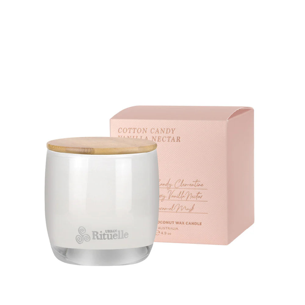 Cotton Candy, Vanilla Nectar, Musk, Toffee Mini Candle Set 140g