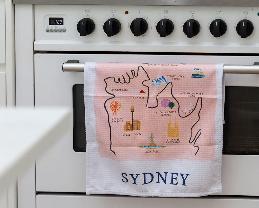 Sydney Artwork Tea Towel