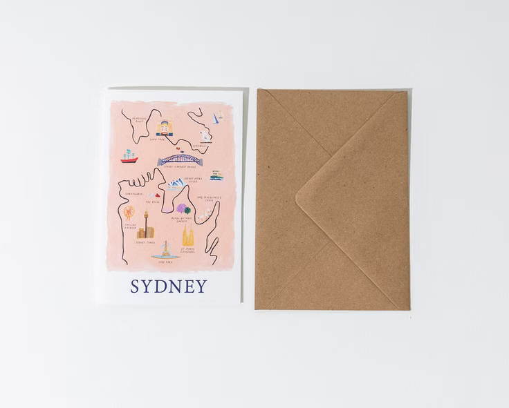 Sydney Artwork Greeting Card