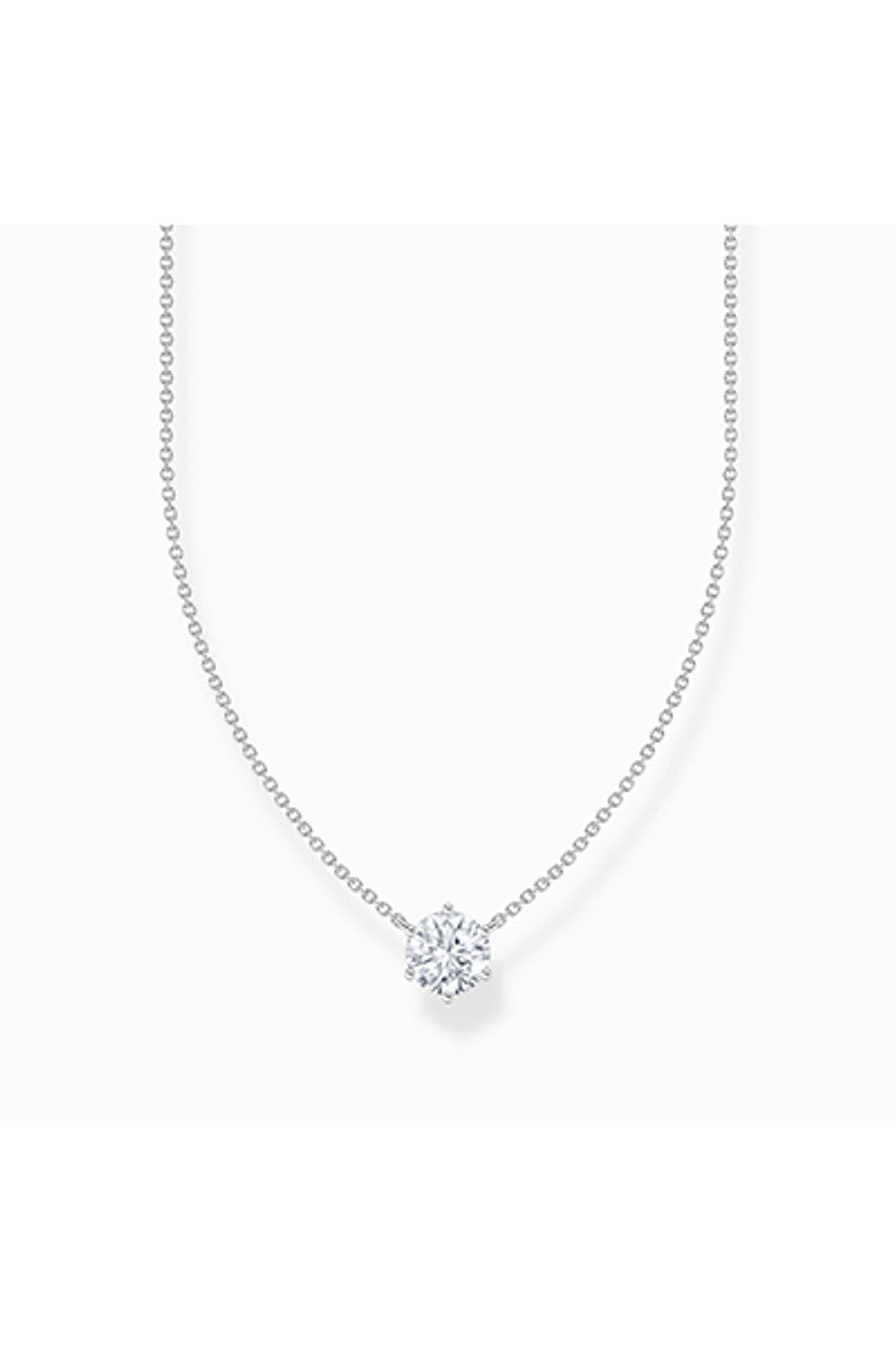 THOMAS SABO Necklace with white zirconia pendant