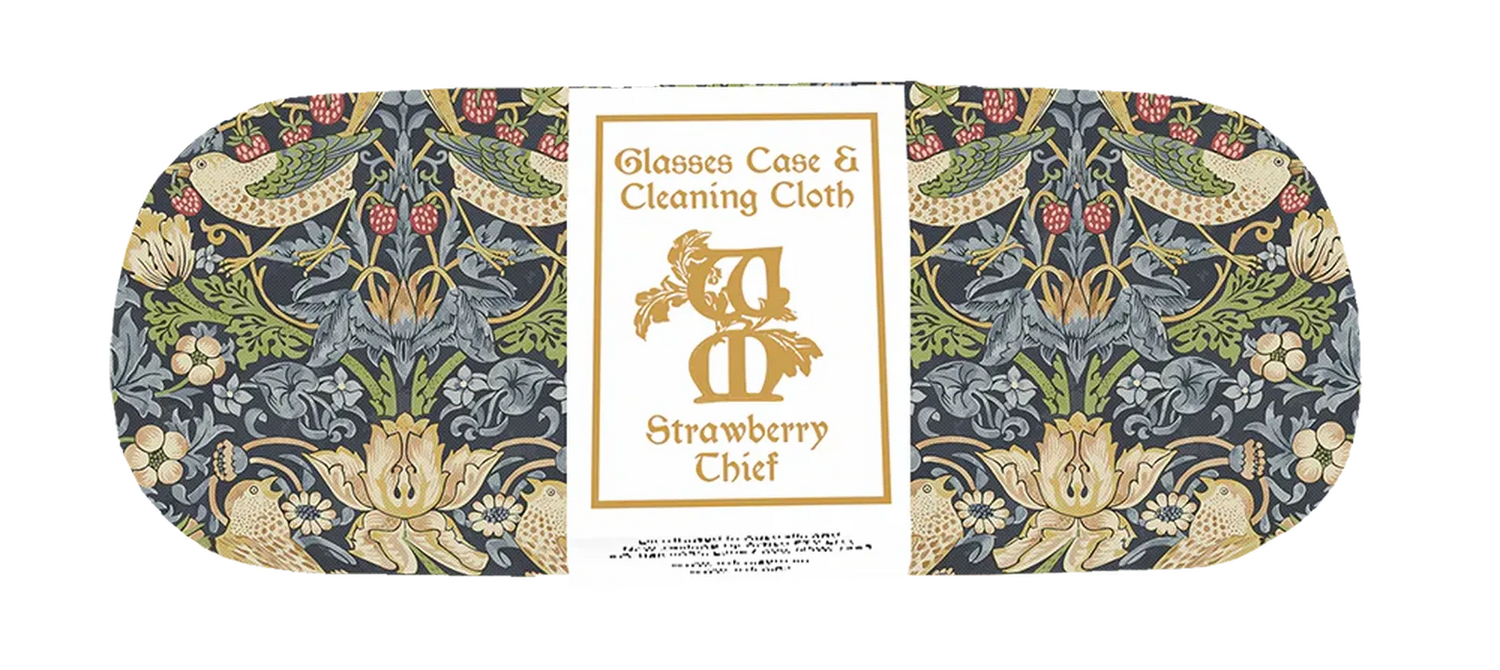 Glasses Case & Cleaning Cloth Strawberry Fields