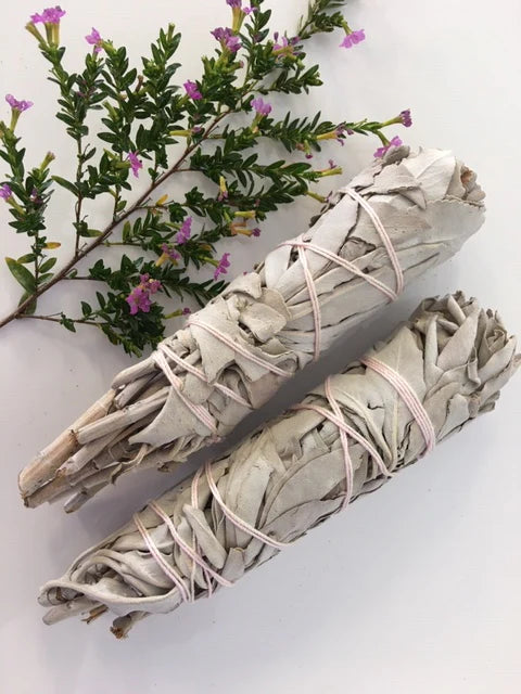 White Sage Smudge Sticks 2 Pack 15cm Spiritual Sky