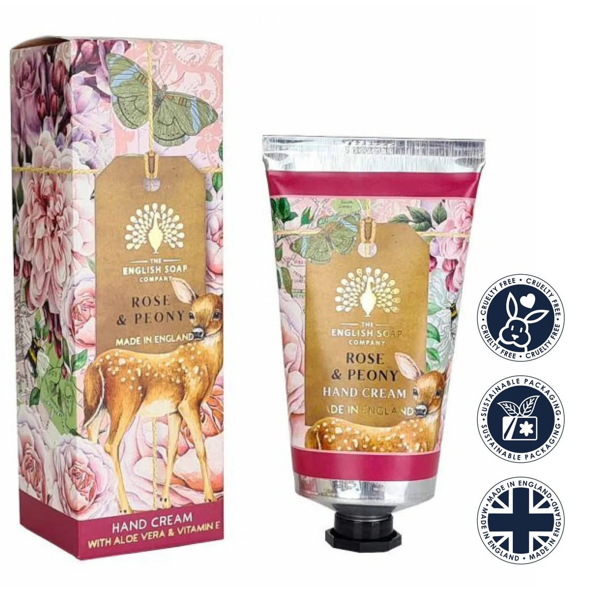 Rose & Peony Hand Cream (75ml)