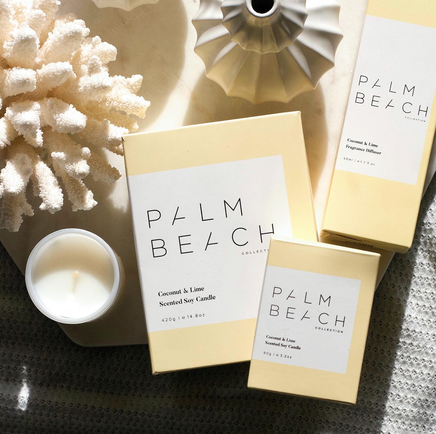Palm Beach Coconut & Lime 90G Mini Candle