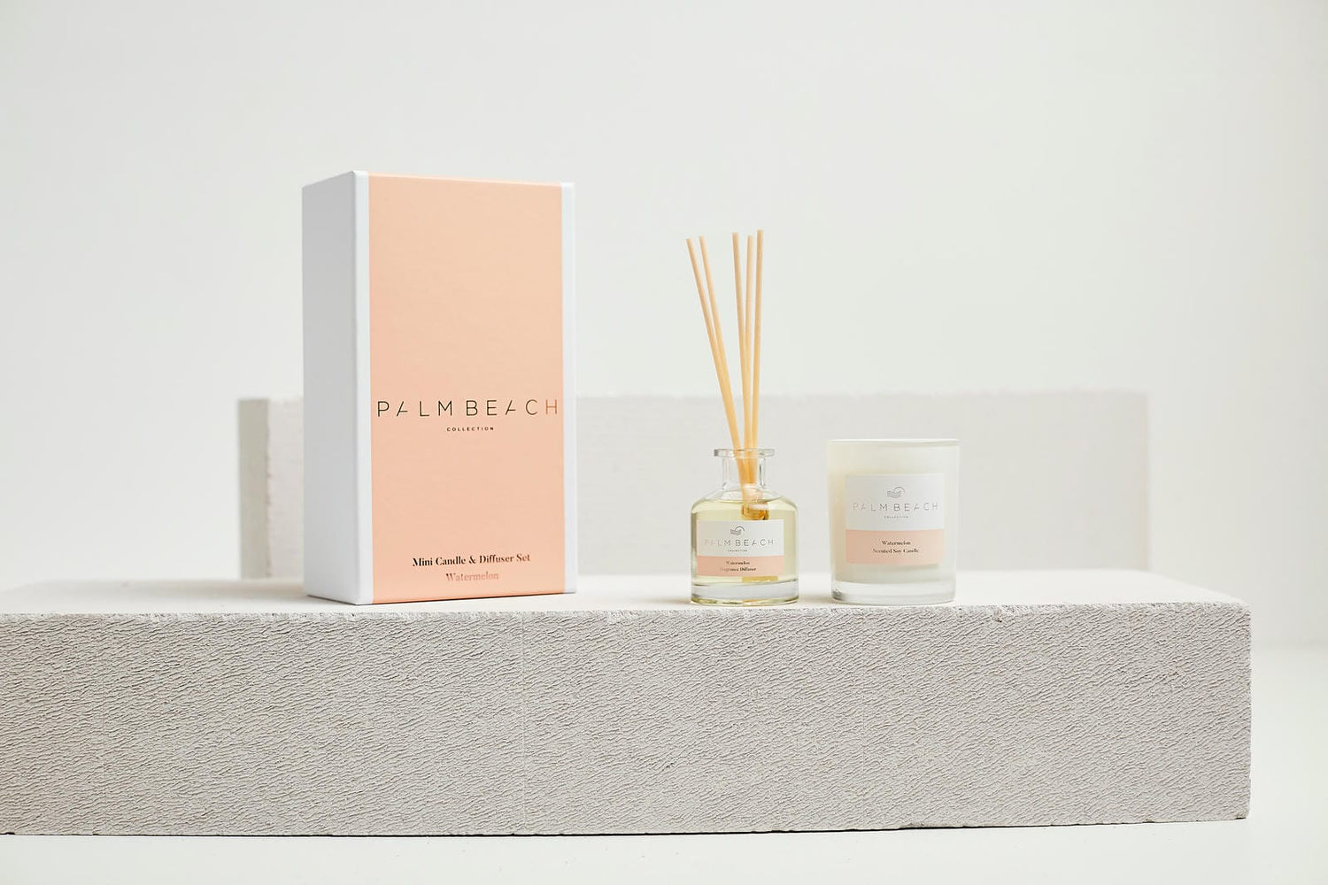 Palm Beach Mini Candle & Diffuser - Watermelon