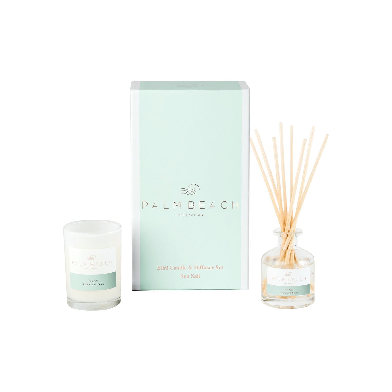 Palm Beach Mini Candle & Diffuser - Sea Salt