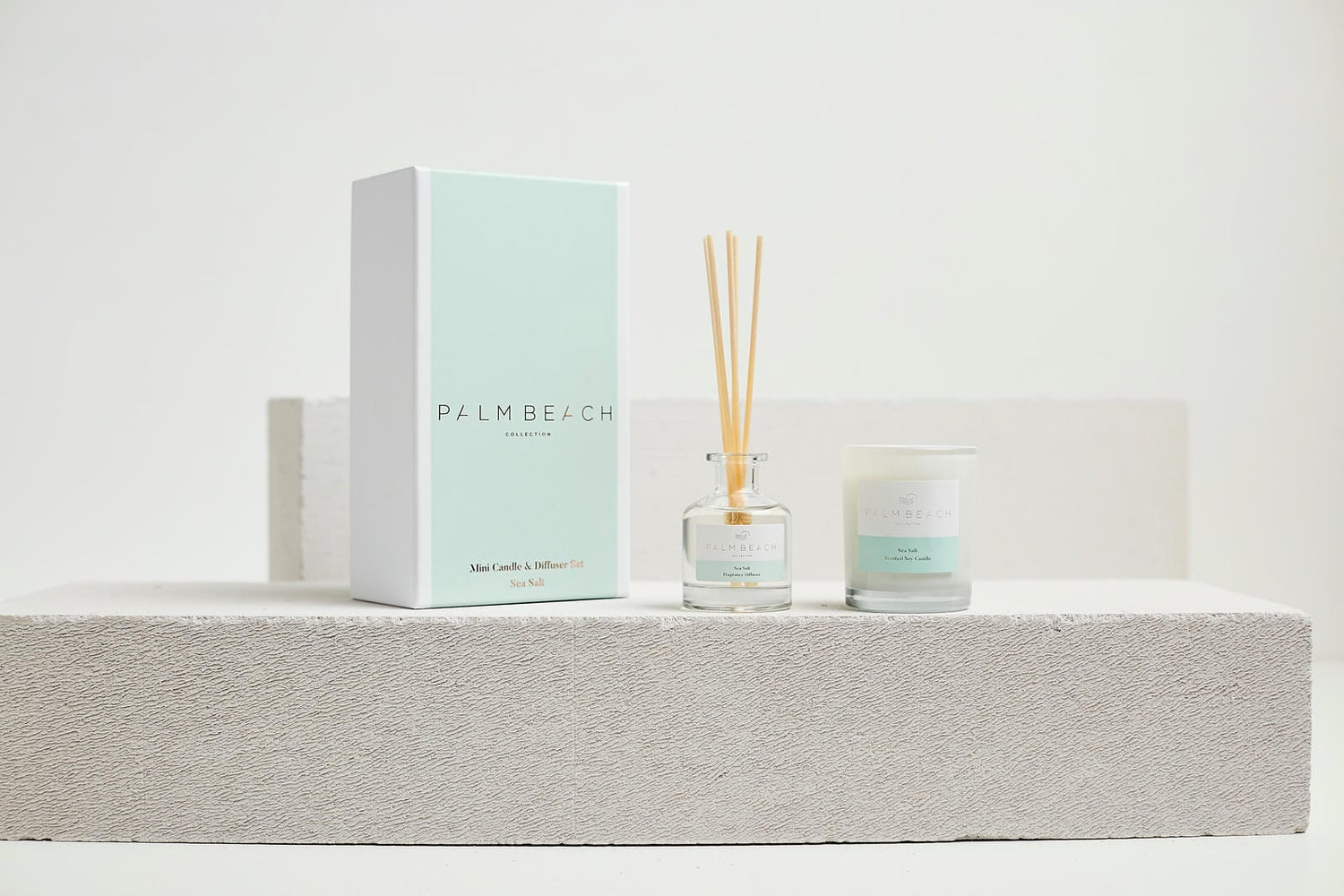 Palm Beach Mini Candle & Diffuser - Sea Salt
