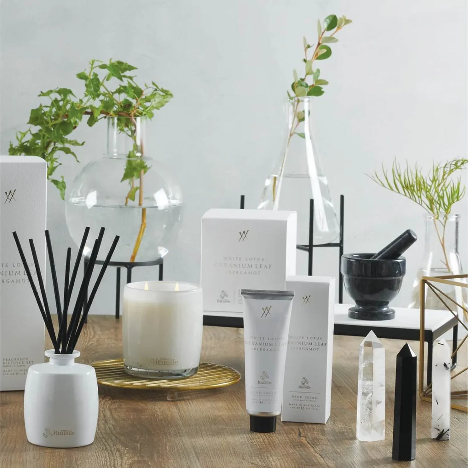 White Lotus, Geranium Leaf & Bergamot Hand Cream | Urban Rituelle