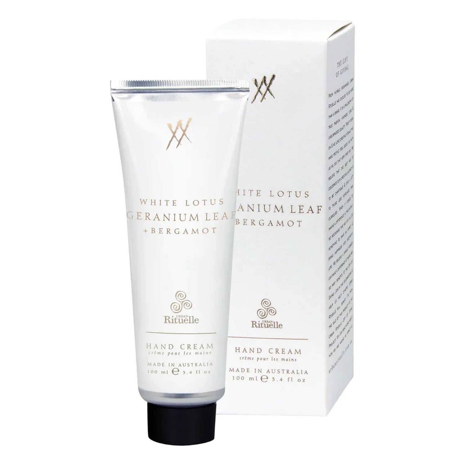 White Lotus, Geranium Leaf & Bergamot Hand Cream | Urban Rituelle