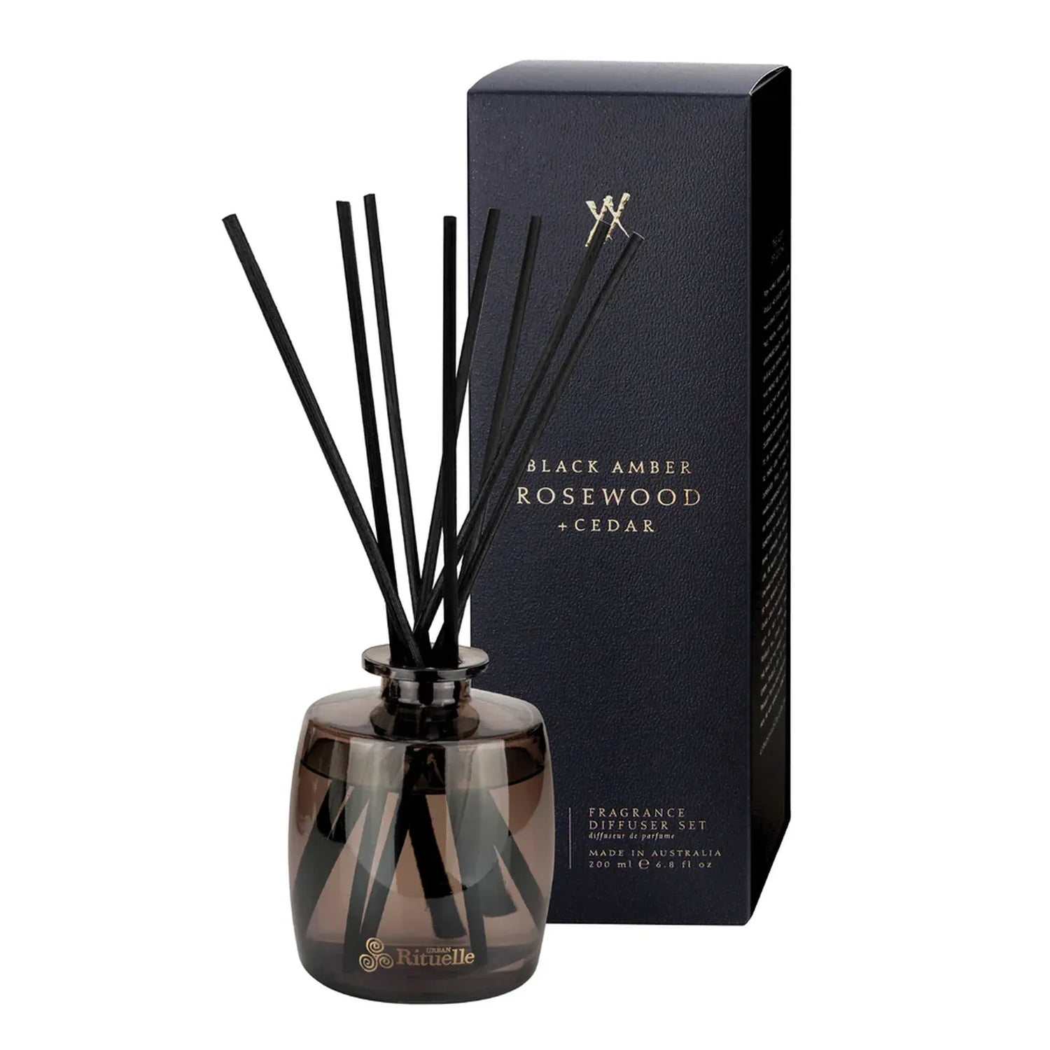 Black Amber, Rosewood & Cedar Fragrance Diffuser | Urban Rituelle